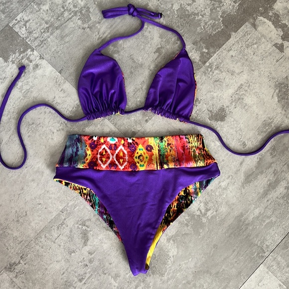 Reversible handmade bikini - Picture 4 of 7